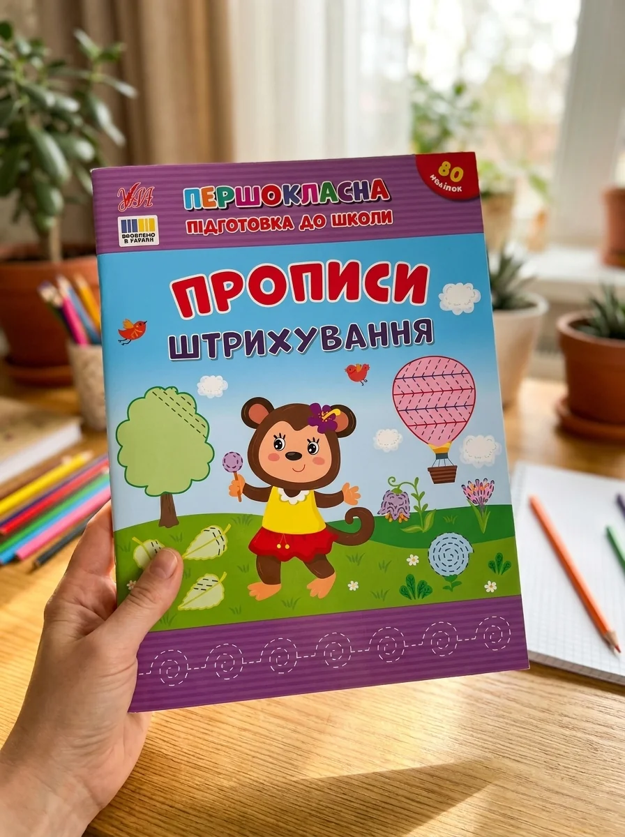 Першокласна підготовка до школи. Прописи. Штрихування — фото 2