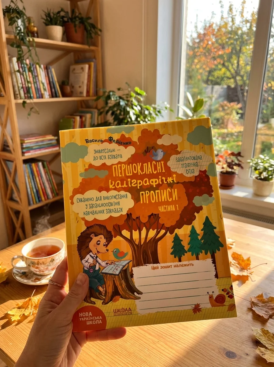 Першокласний зошит. Першокласні каліграфічні прописи. Частина 1 — Підготовка до школи