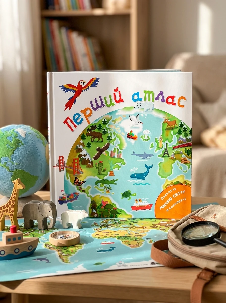 Перший атлас, — Дитяча література