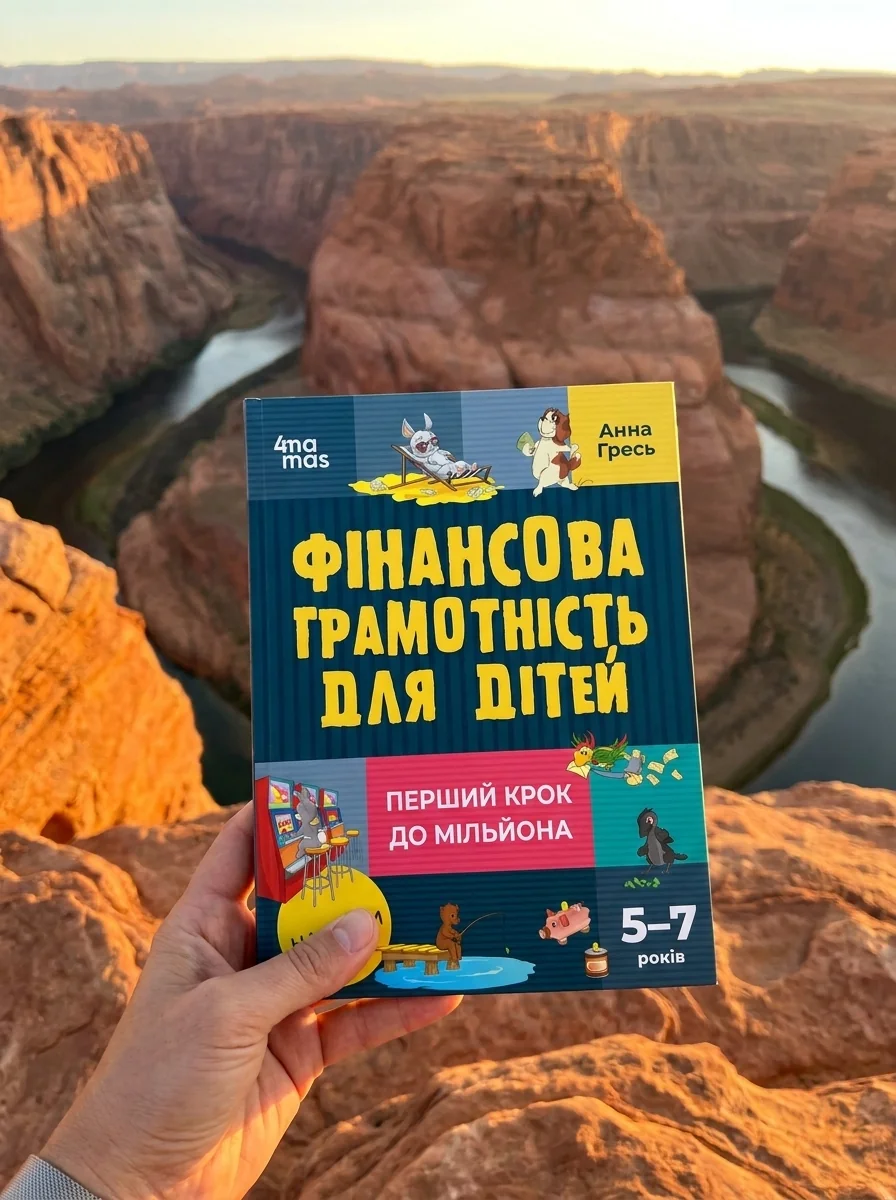 Перший крок до мільйона. Фінансова грамотність для дітей 5–7 років — Пізнавальні книги для дітей