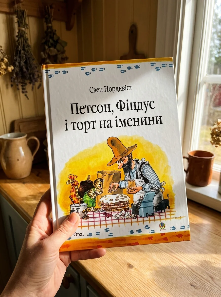 Петсон, Фіндус і торт на іменини — Дитяча проза