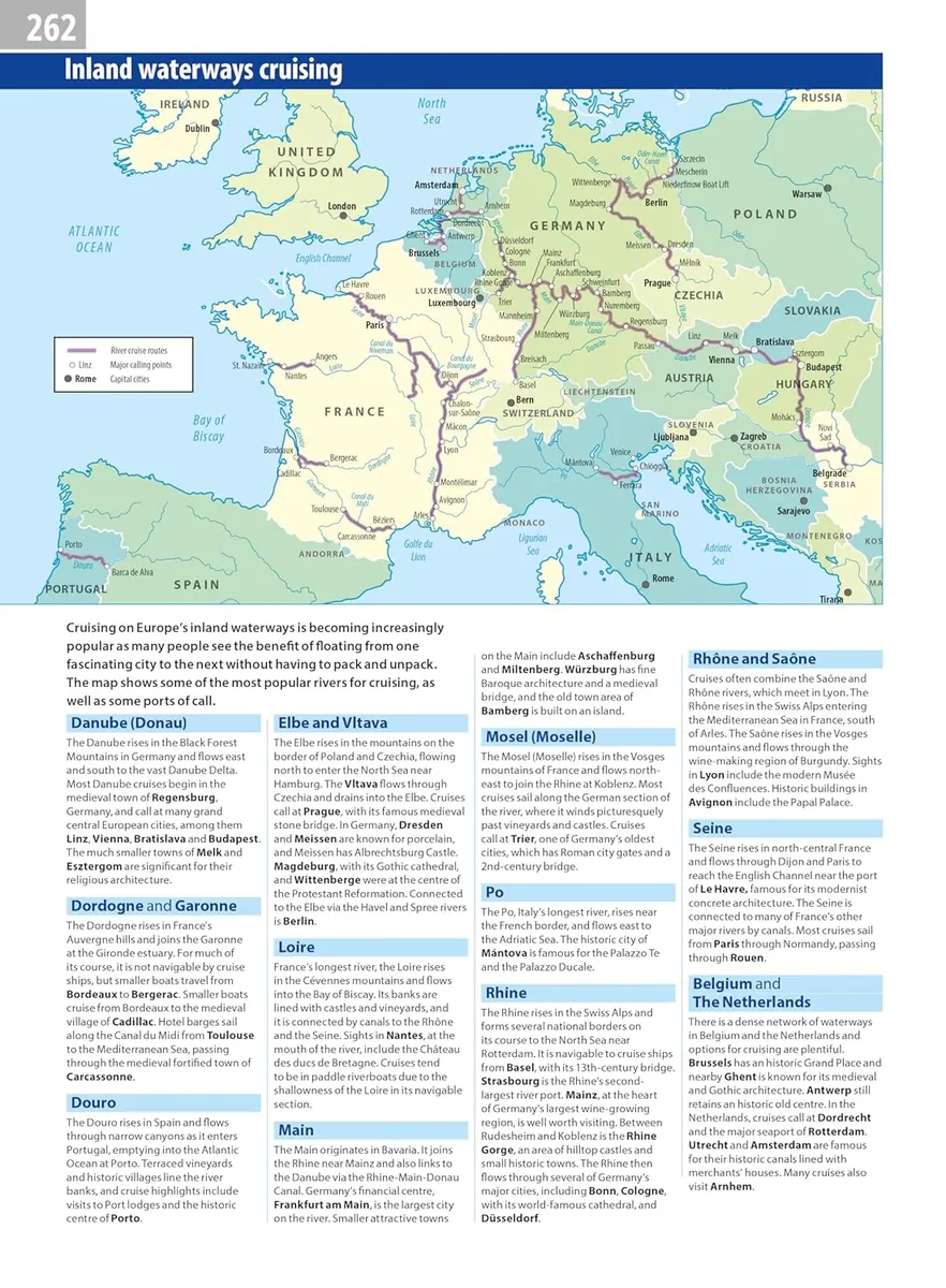 Philip's 2027 Easy to Read Multiscale Road Atlas of Europe, фото 4