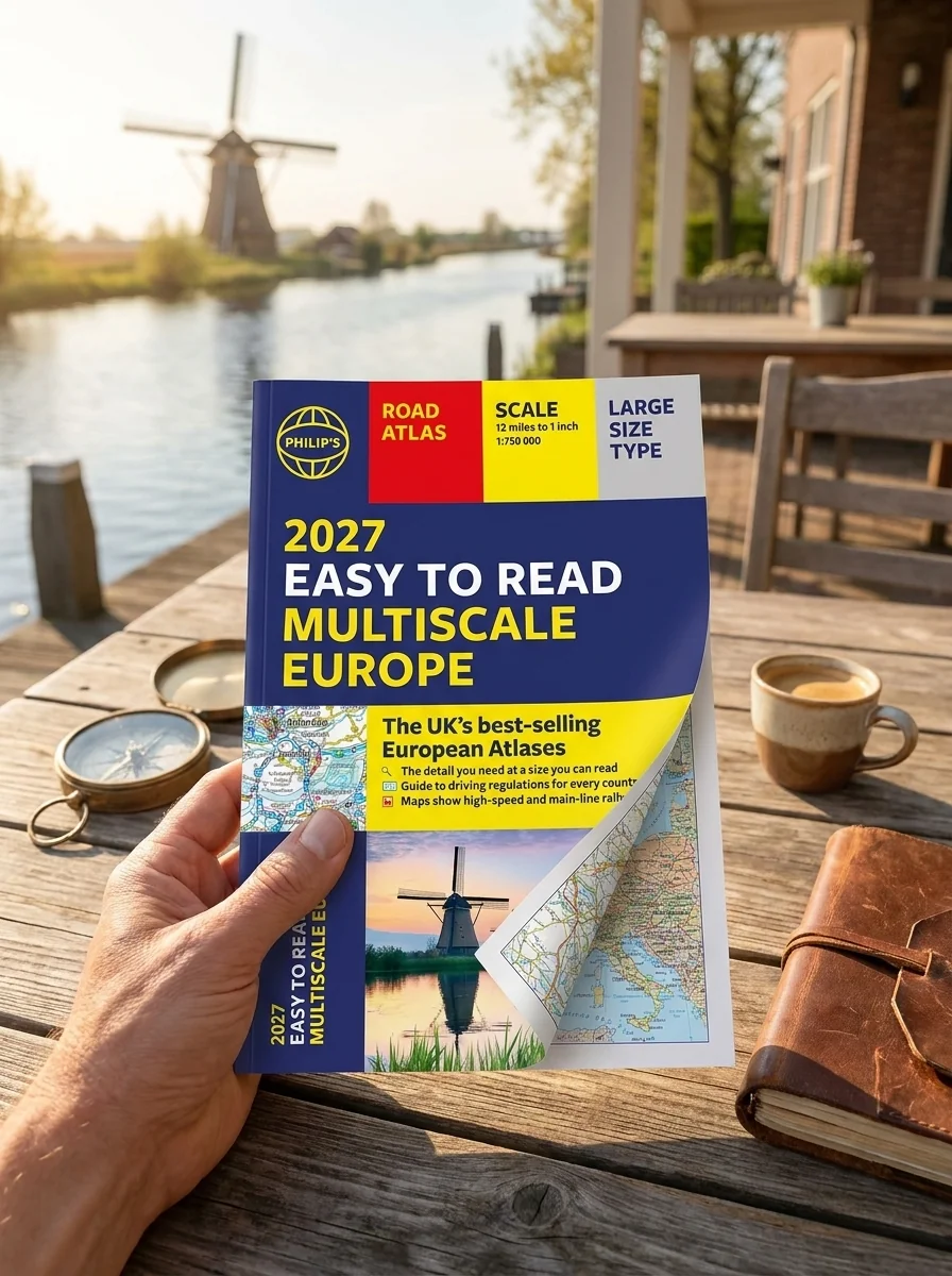 Philip's 2027 Easy to Read Multiscale Road Atlas of Europe — Наука та психологія