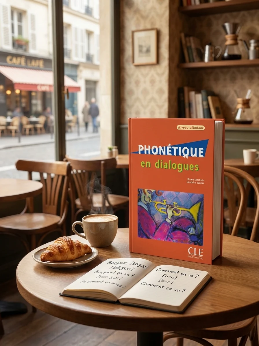 Phonetique en dialogues. Debutant Livre + CD — Вивчення мов