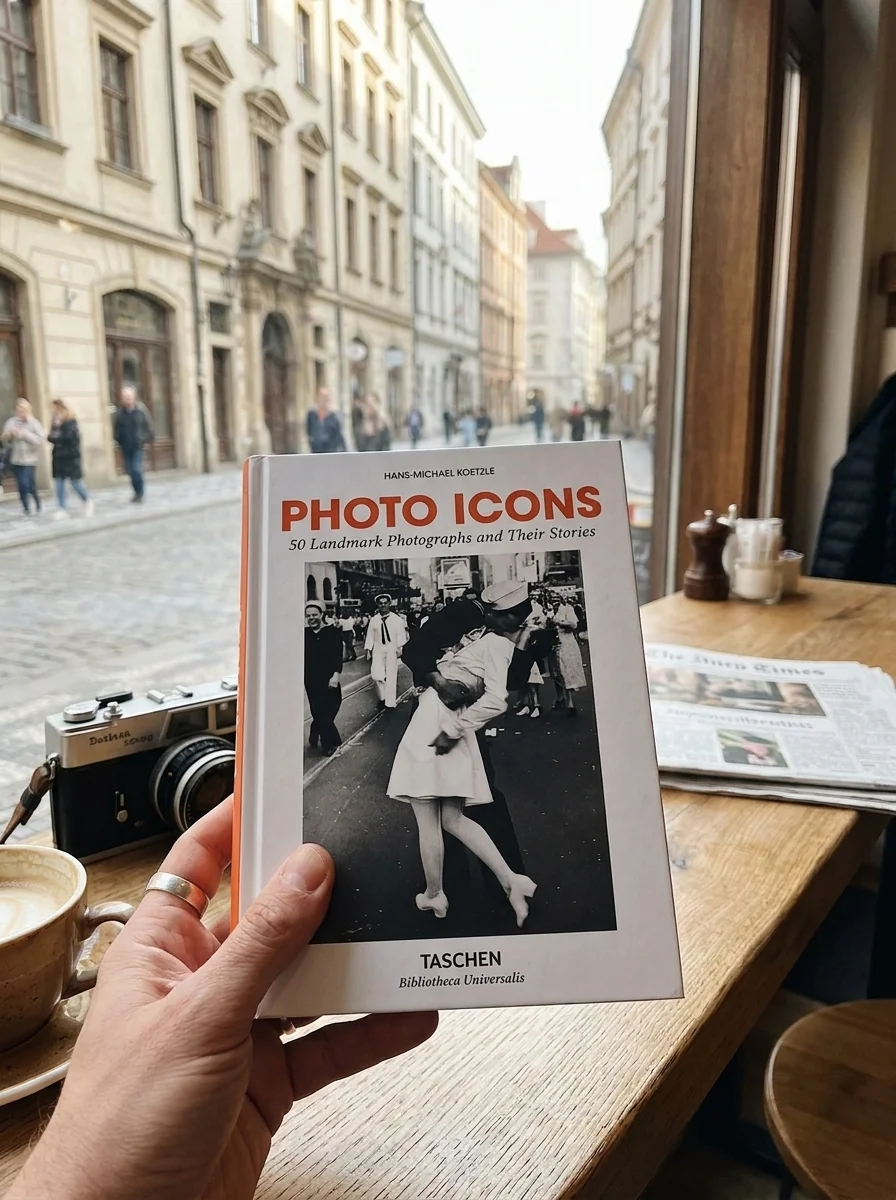Photo Icons. 50 Landmark Photographs and Their Stories — Майкл Кецле, обкладинка