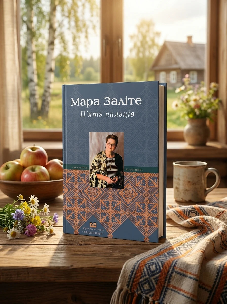 П'ять пальців — Мара Заліте, обкладинка