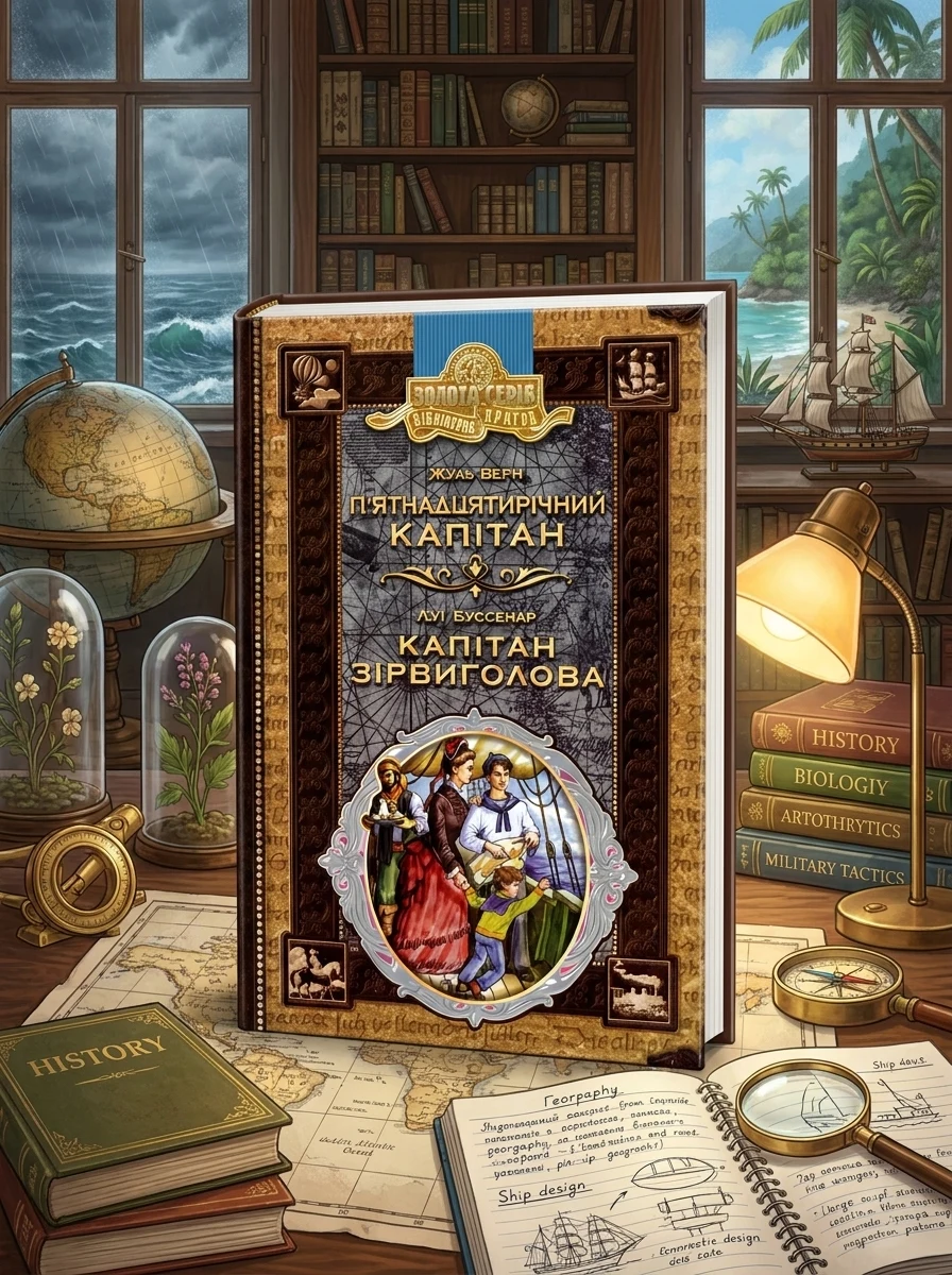 П'ятнадцятирічний капітан. Капітан Зірвиголова — Дитячі книги