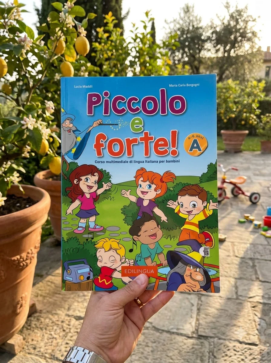 Piccolo e forte! A Libro dello studente ed esercizi + CD audio — Марія Карла Боргоні, обкладинка