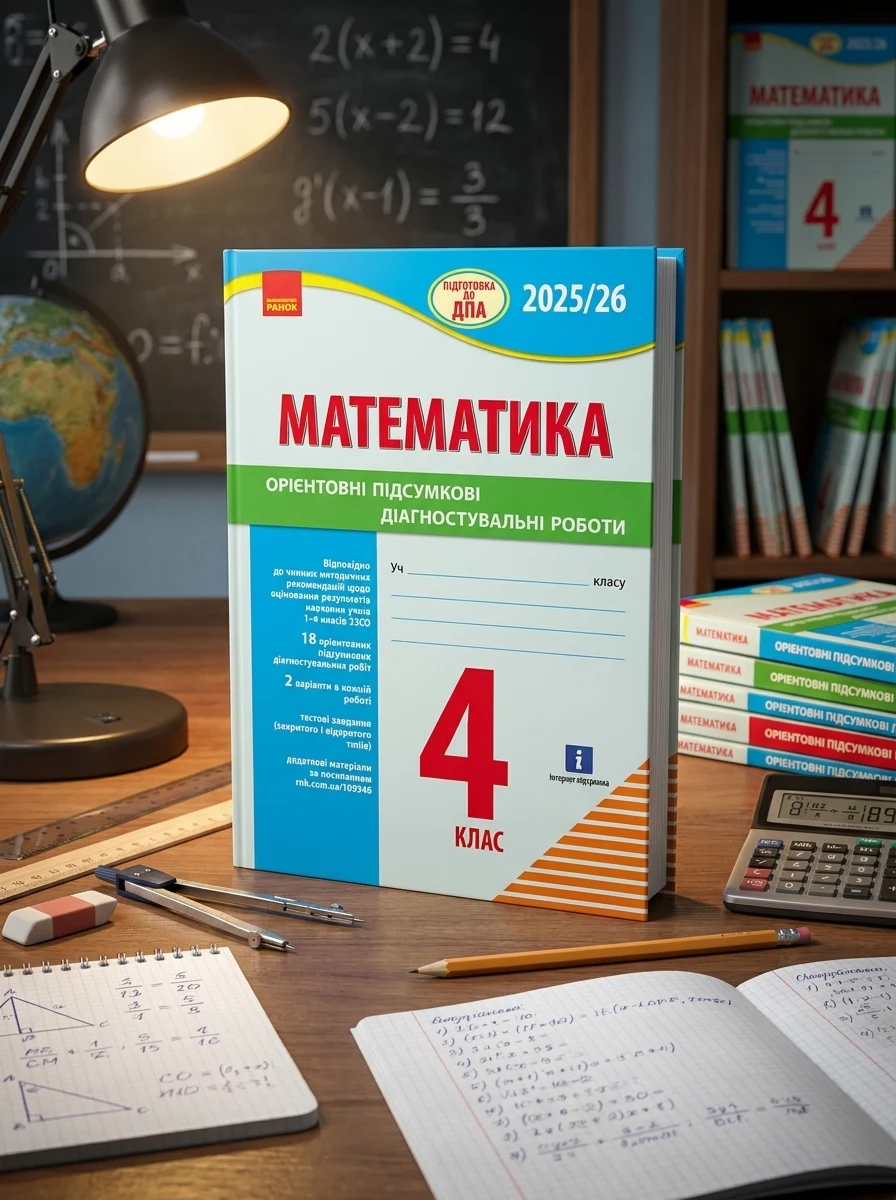 Підготовка до ДПА 2025/26. 4 клас. Математика. Орієнтовні підсумкові діагностувальні роботи — Вивчення мов