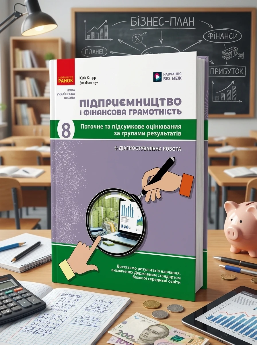 Підприємництво і фінансова грамотність. 8 клас. Поточний та підсумковий контроль за групами результатів — фото 2