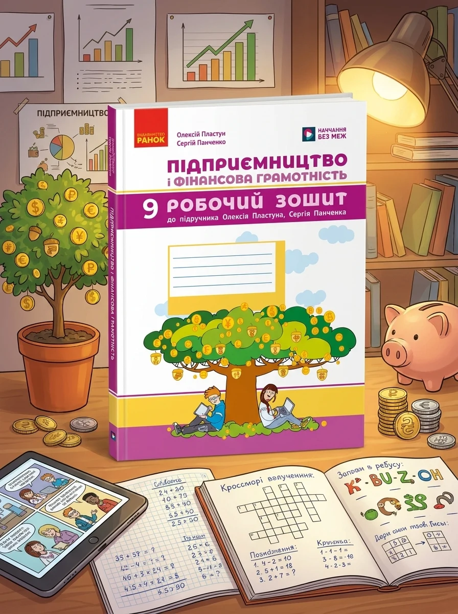 Підприємництво і фінансова грамотність. 9 клас. Робочий зошит до підручника Олексія Пластуна