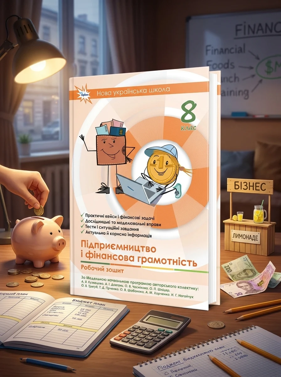 Підприємництво і фінансова грамотність. Робочий зошит 8 клас — Дитяча література
