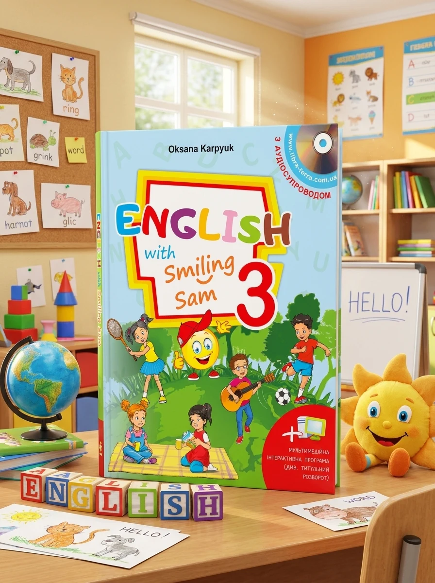 Підручник для 3 класу English with Smiling Sam 3 — Навчальна література