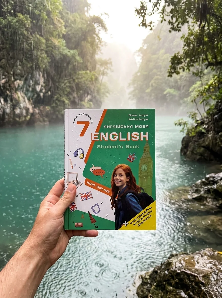 Підручник English 7. Kids Online НУШ для 7 класу — Карпюк Оксана, обкладинка