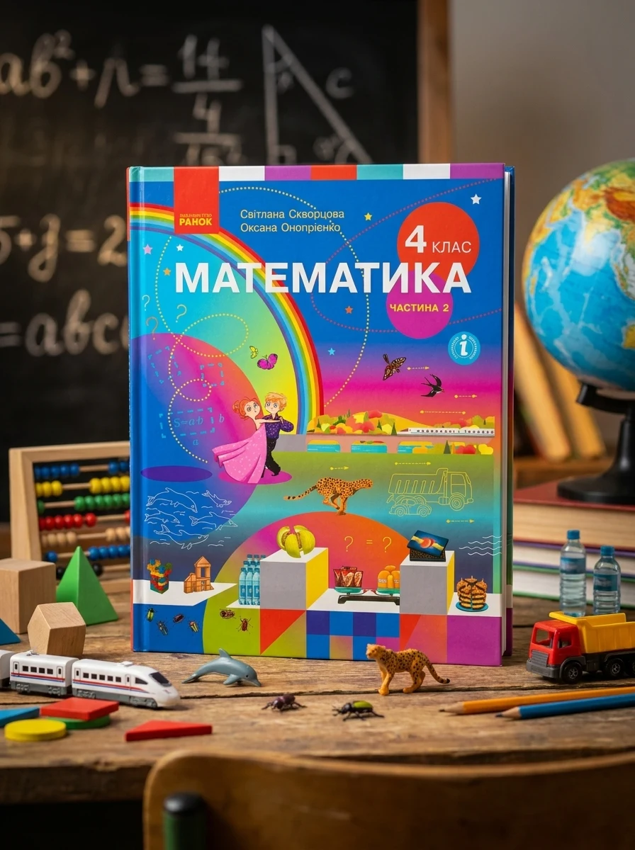 Підручник Математика 4 клас. Частина 2 — Вивчення мов