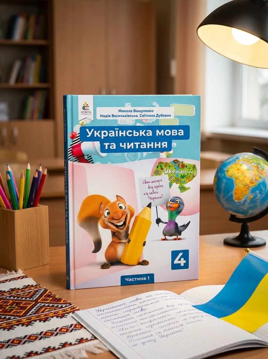 Підручник Українська мова та читання 4 клас Частина 1 — Навчальна література