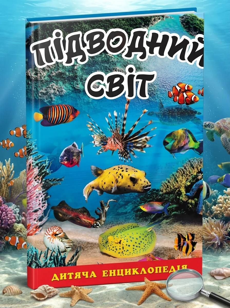 Підводний світ. Дитяча енциклопедія (синя)
