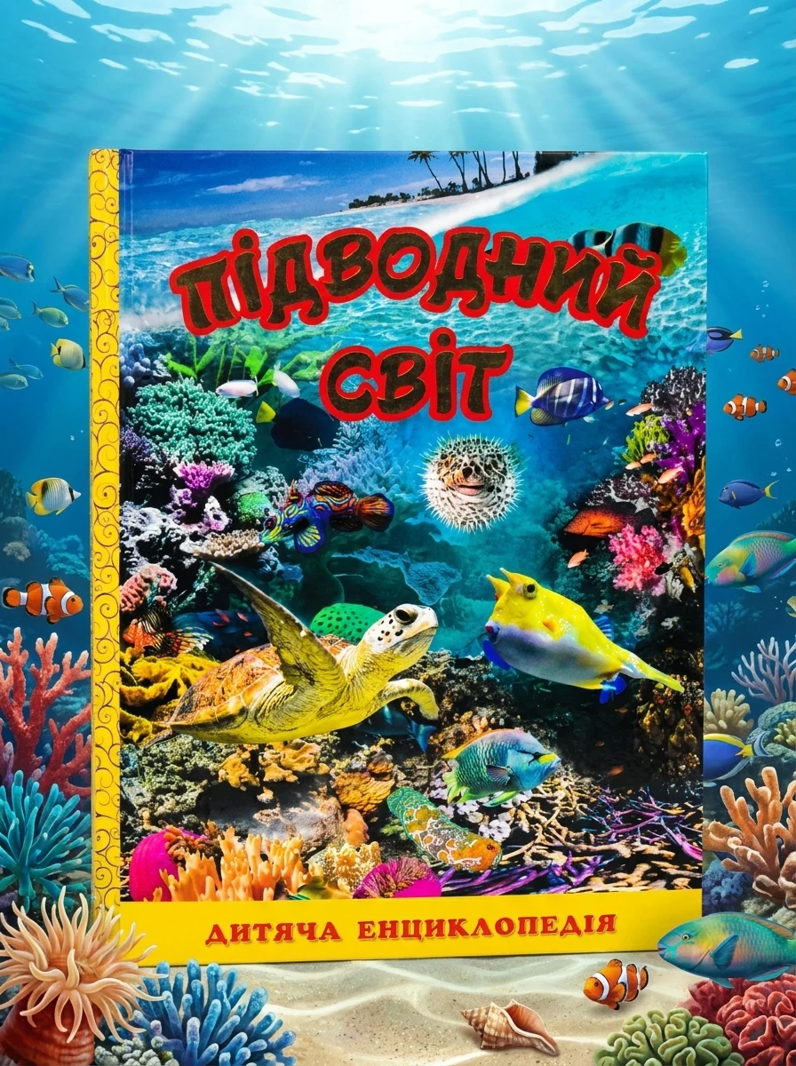 Підводний світ. Дитяча енциклопедія (жовта) — фото 2