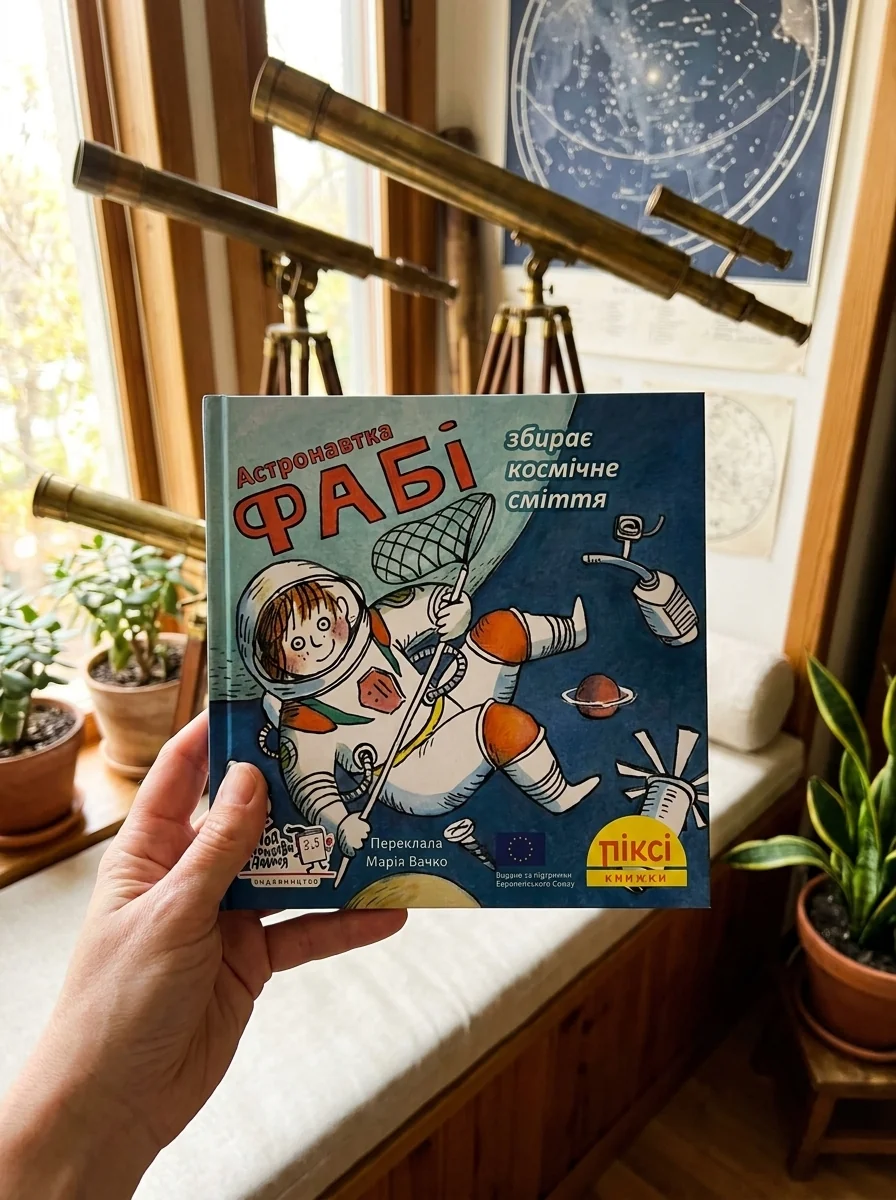 Піксі-книжка. Астронавтка Фабі збирає космічне сміття — фото 2
