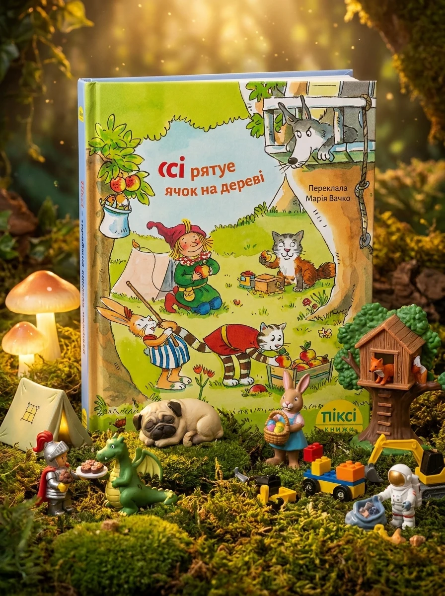 Піксі-комплект 24 книги в блакитному боксі — Дитячі книги