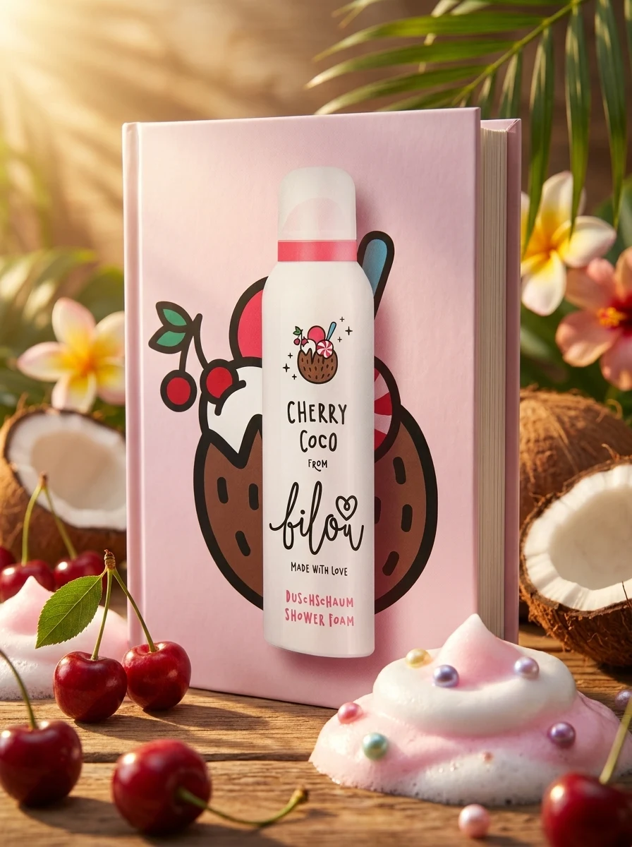 Пінка для душу Bilou Cherry Coco 200 мл, фото 2