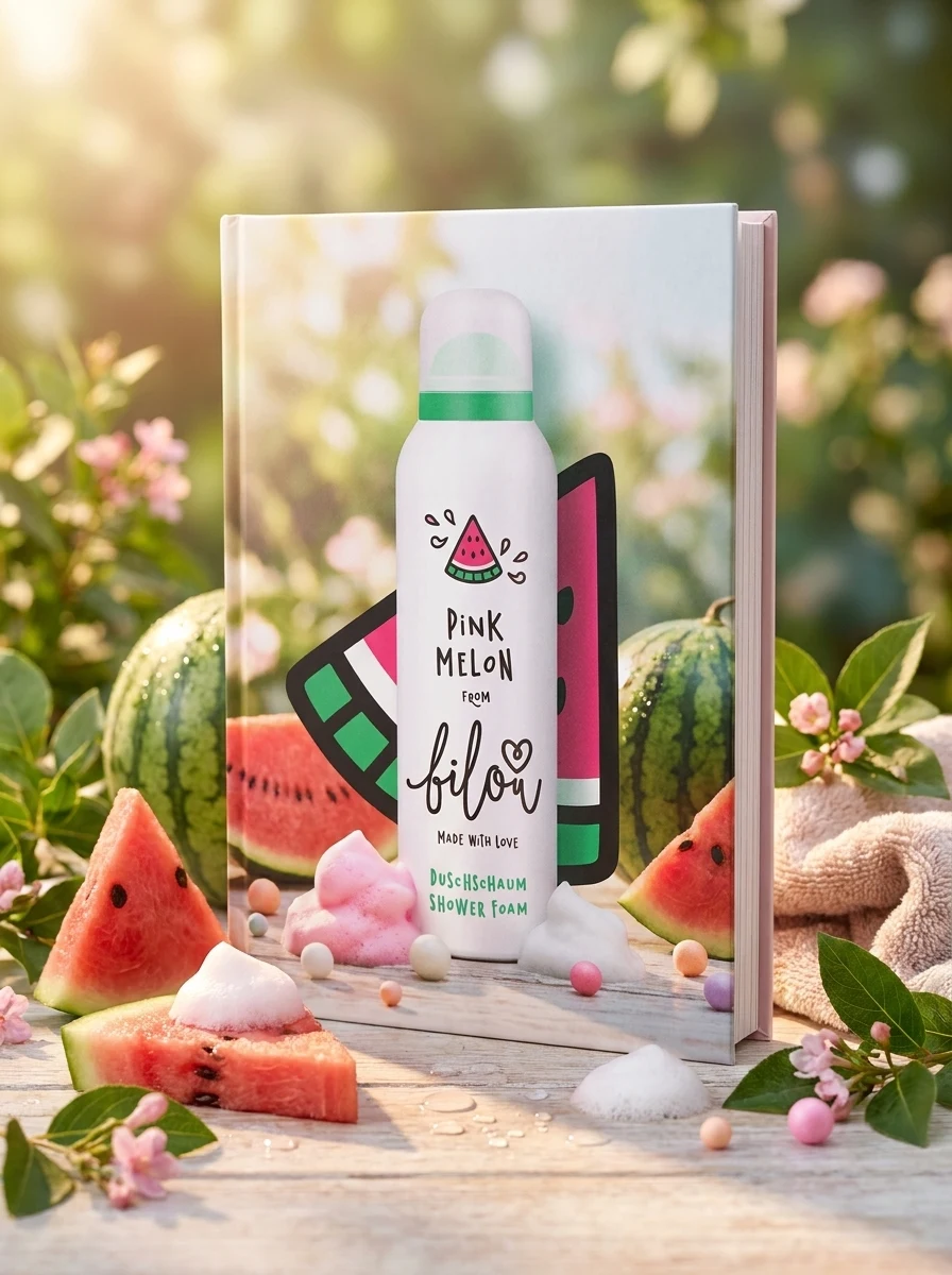 Пінка для душу Bilou Pink Melon 200 мл, фото 2
