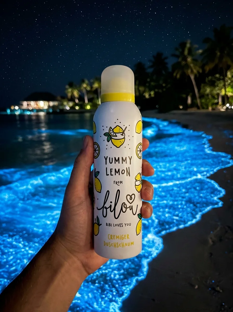Пінка для душу Bilou Yummy Lemon 200 мл, обкладинка