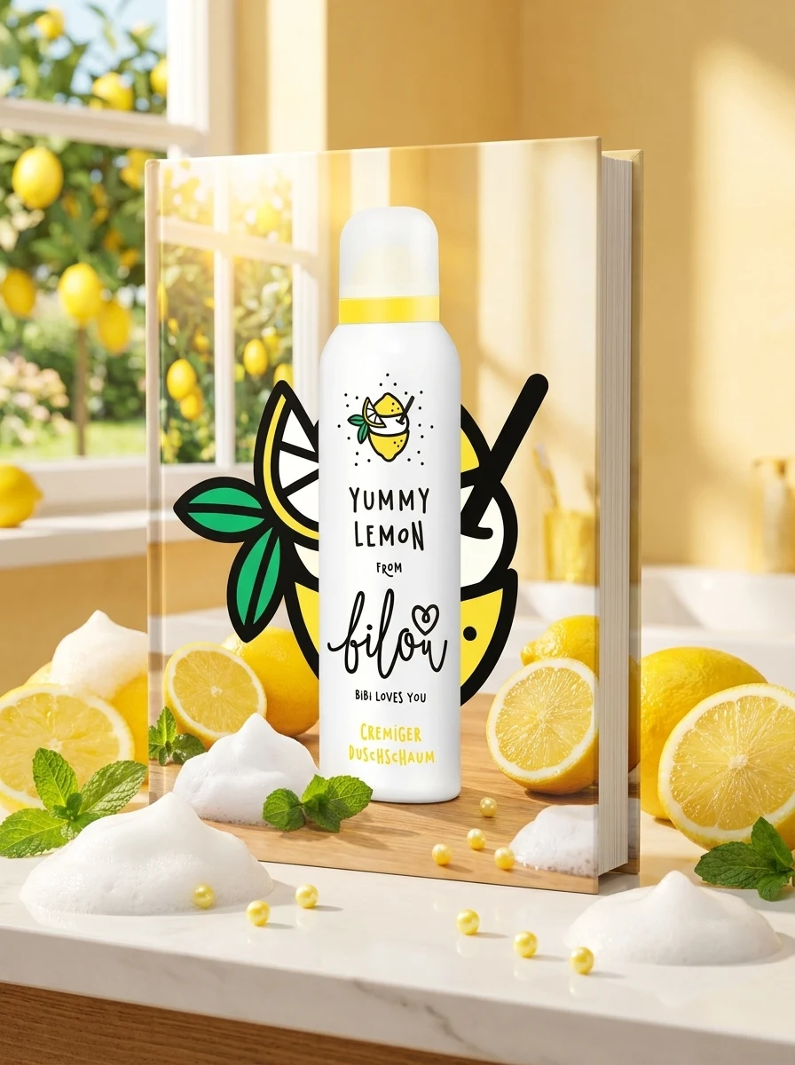 Пінка для душу Bilou Yummy Lemon 200 мл, фото 2