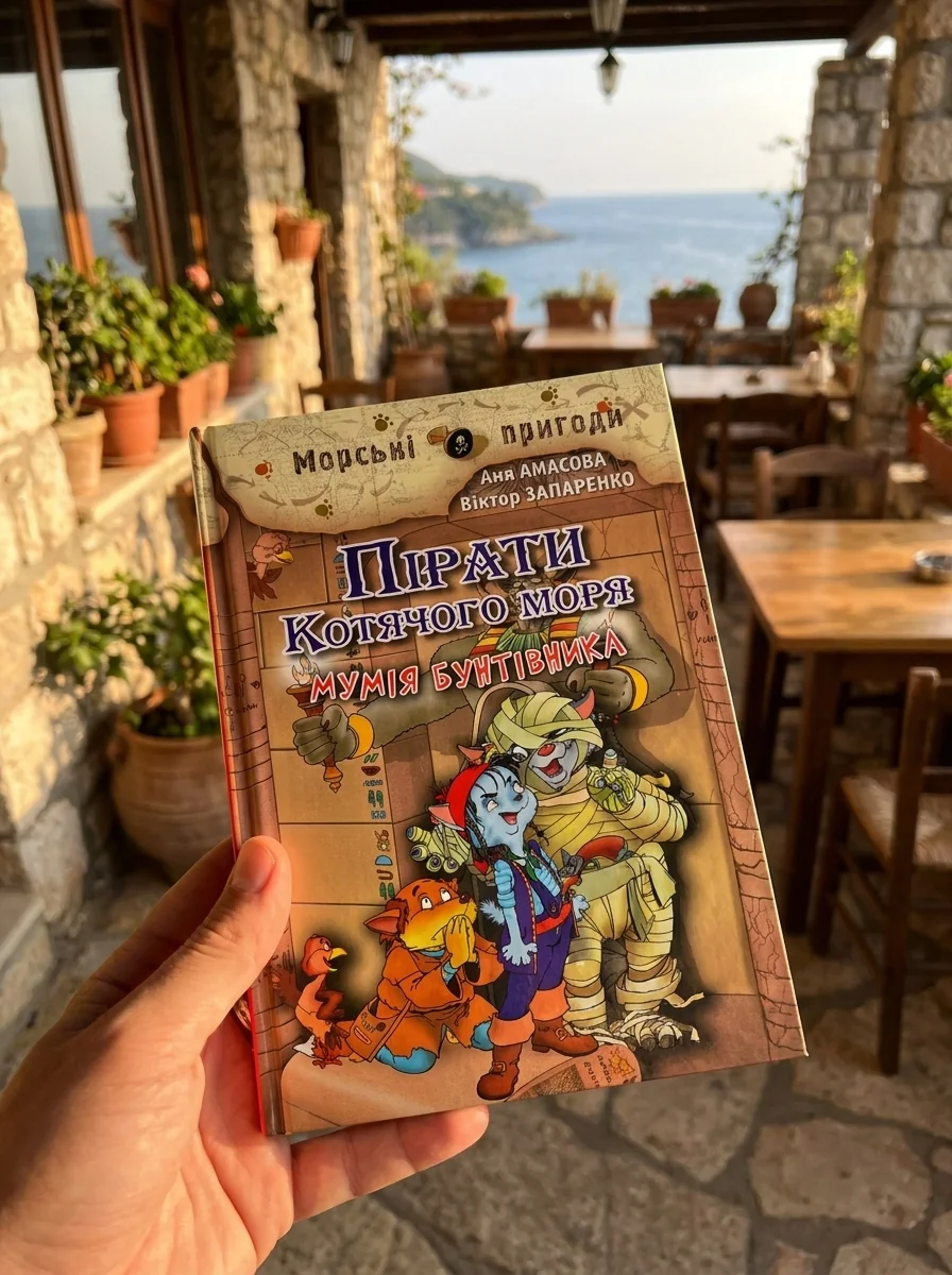 Пірати Котячого моря. Мумія бунтівника. Книга 3 — Амасова А., обкладинка
