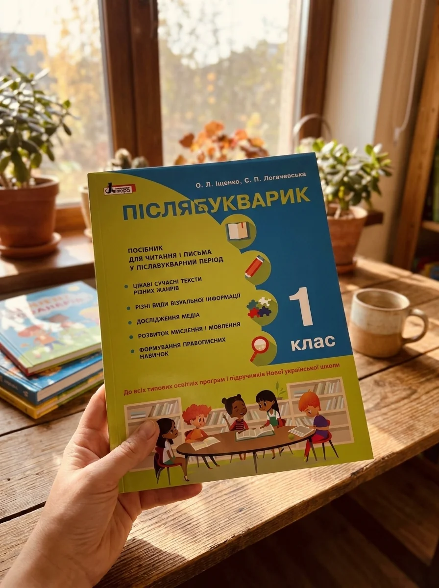 Післябукварик 1 клас — Олена Іщенко, обкладинка