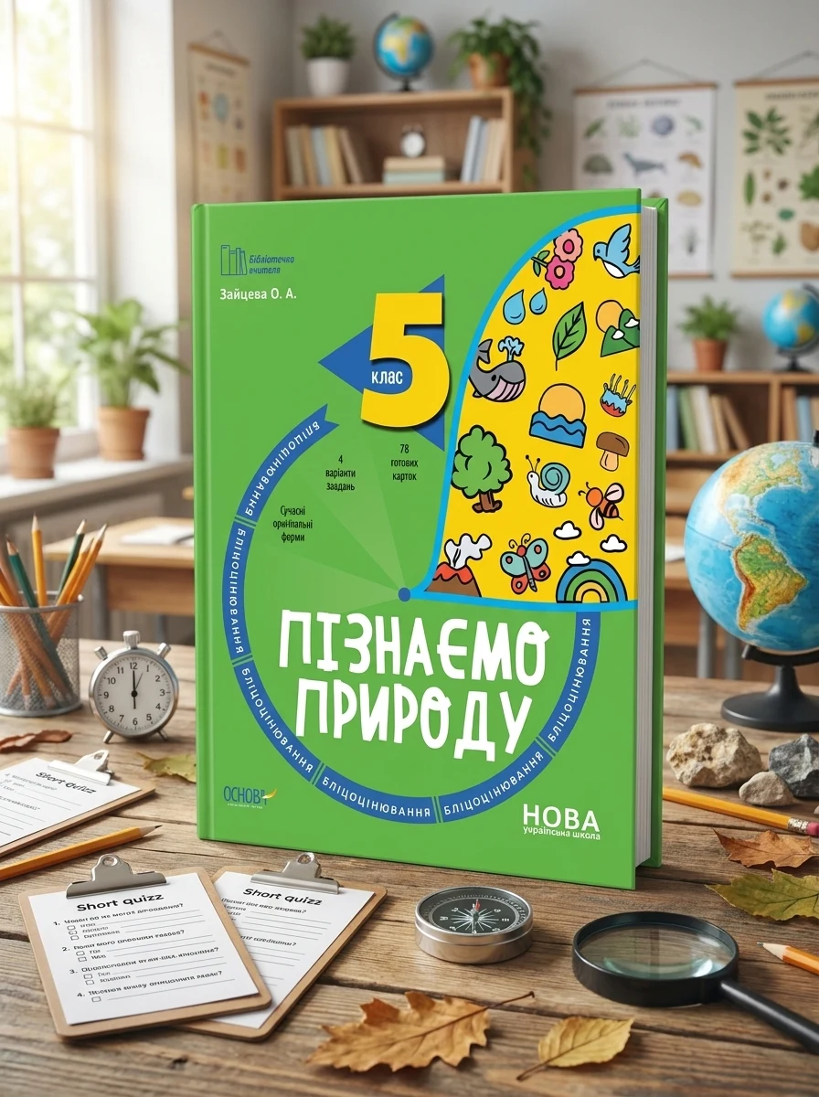 Пізнаємо природу. 5 клас. Бліцоцінювання — Дитяча література