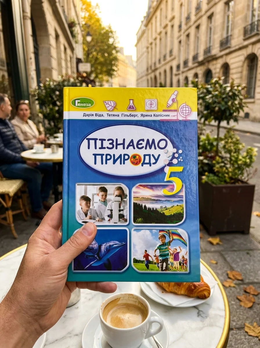Пізнаємо природу 5 клас — Тетяна Гильберг, обкладинка