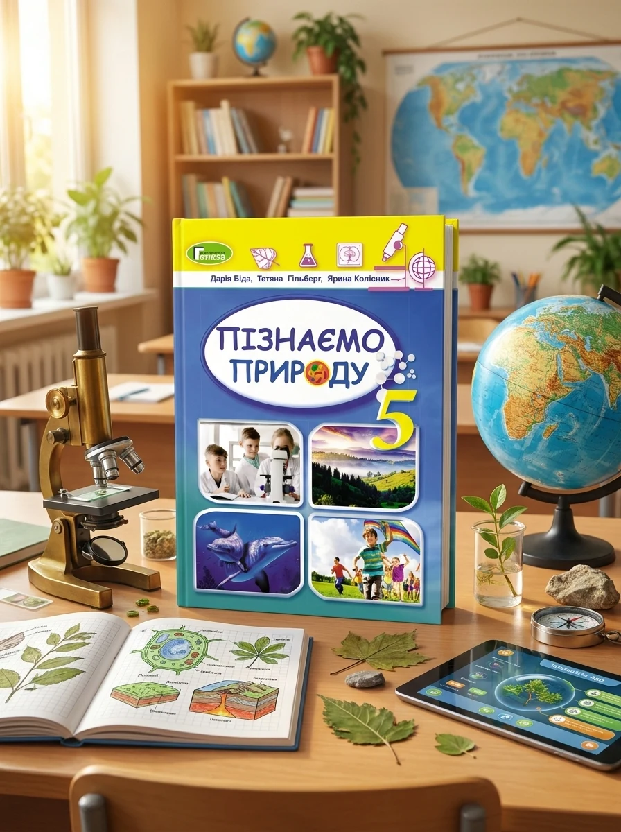 Пізнаємо природу. 5 клас. Підручник. Інтегрований курс — Вивчення мов