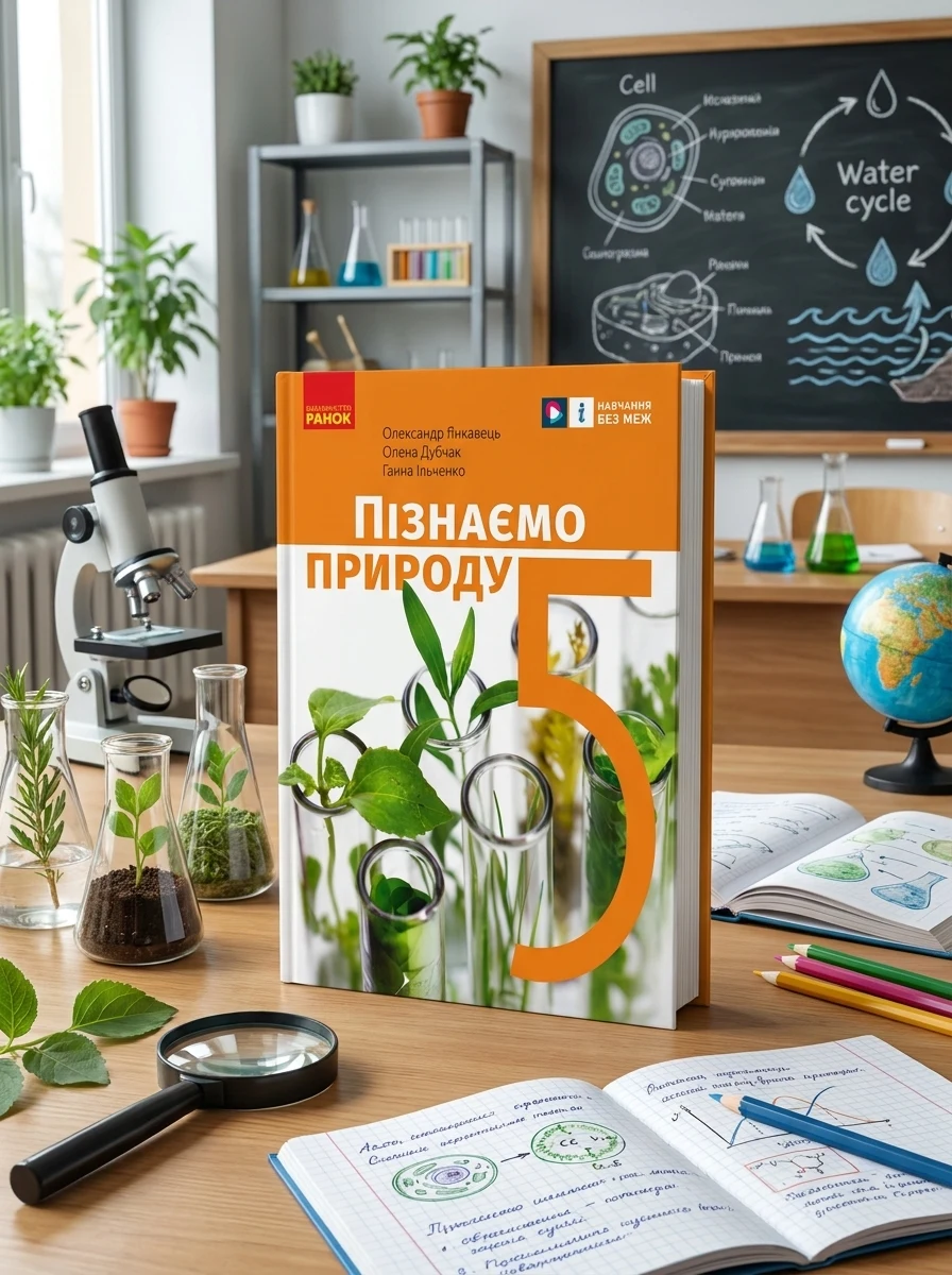 Пізнаємо природу. 5 клас. Підручник — Дитяча література