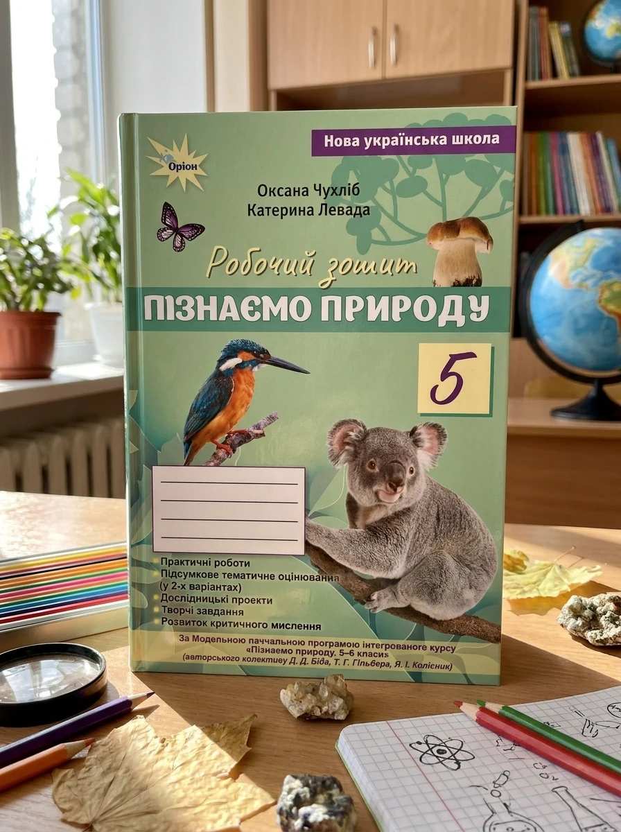 Пізнаємо Природу. 5 клас. Робочий зошит — Дитяча література