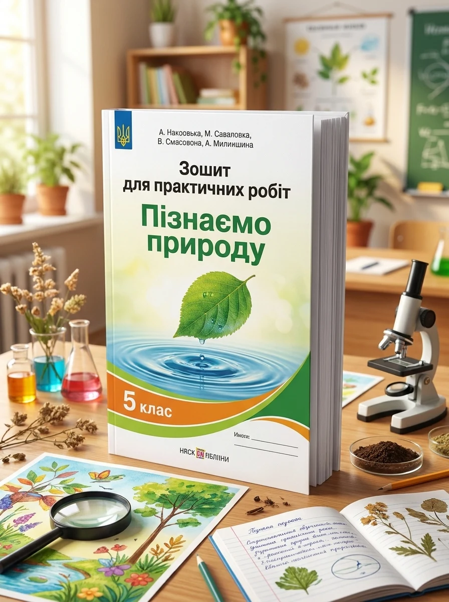 Пізнаємо природу 5 клас. Робочий зошит. Частина 1 — Джон Ендрю Біос, обкладинка