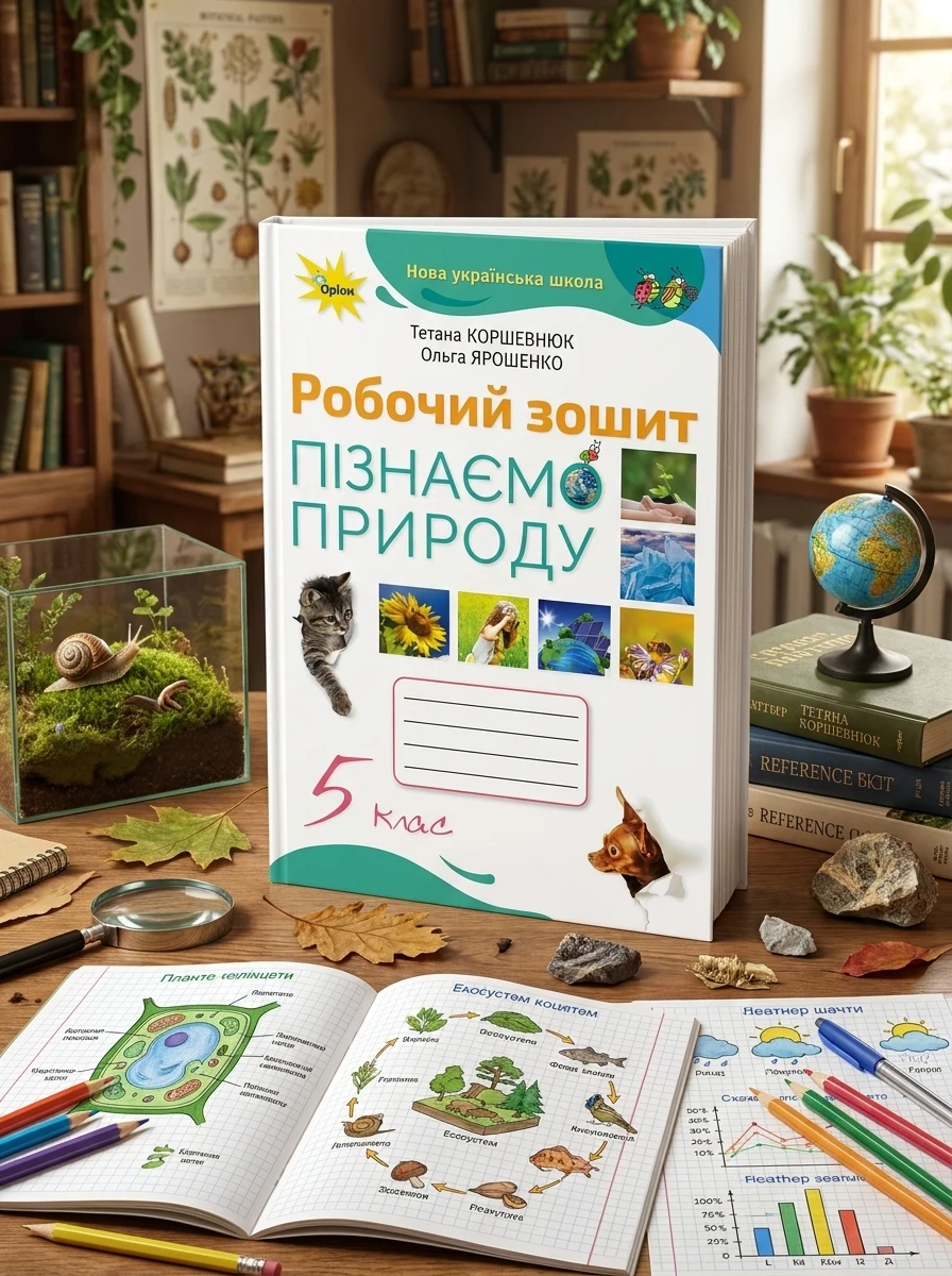 Пізнаємо природу 5 клас. Робочий зошит — Дитяча література