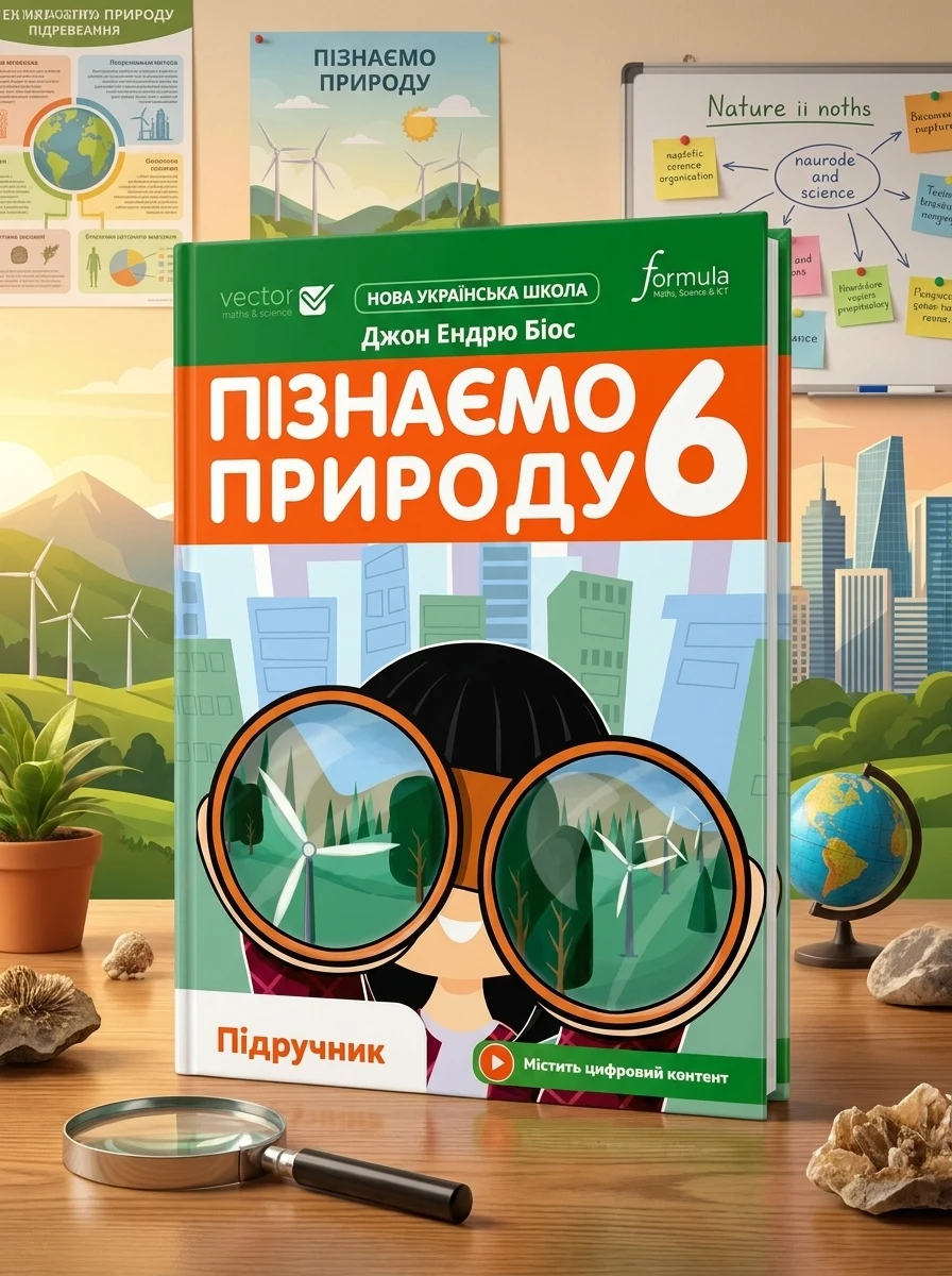 Пізнаємо природу 6 клас. Підручник — Наука та психологія