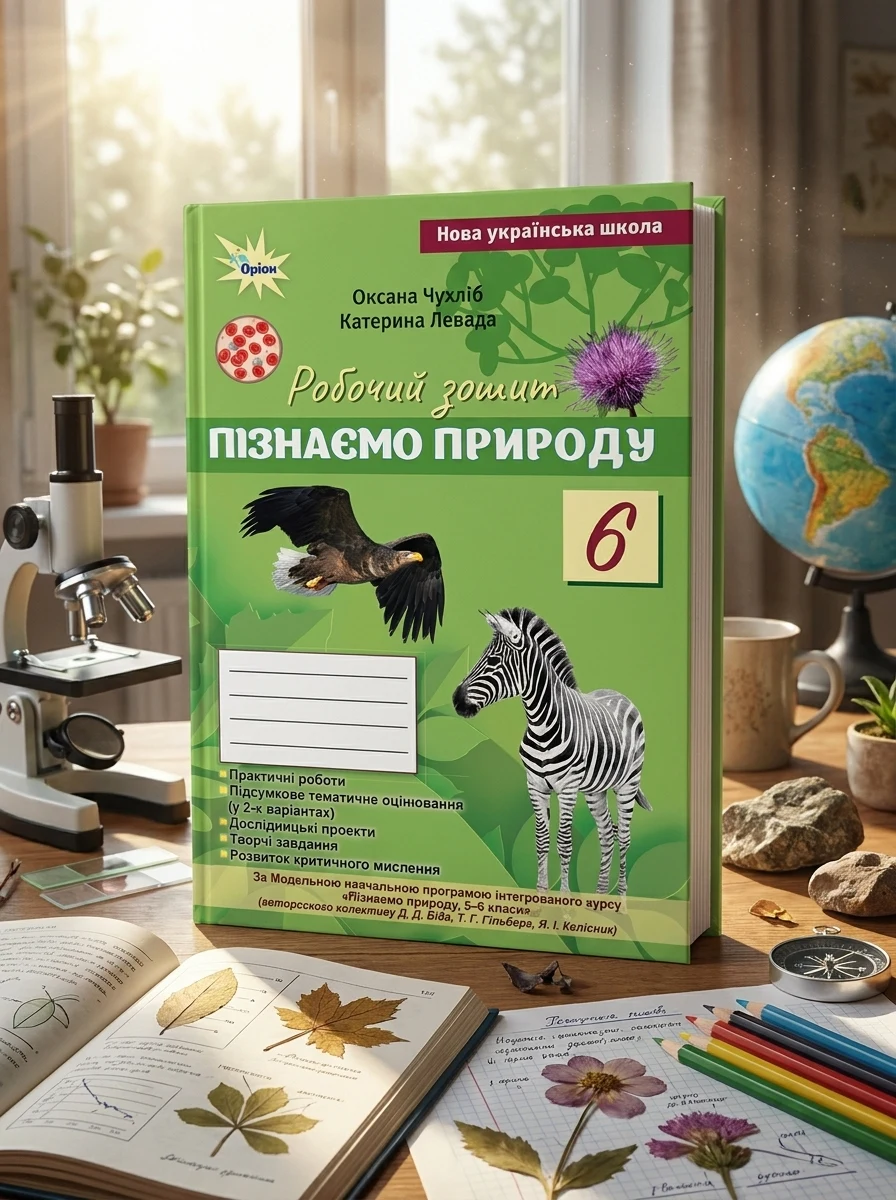 Пізнаємо Природу. 6 клас. Робочий зошит — Дитяча література