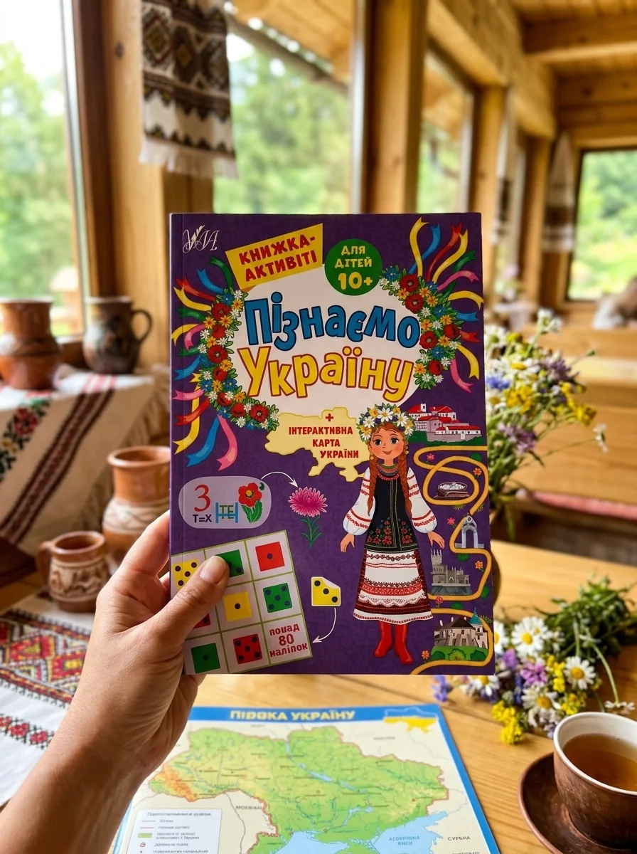 Пізнаємо Україну. Книжка-активіті для дітей 10+ — фото 2