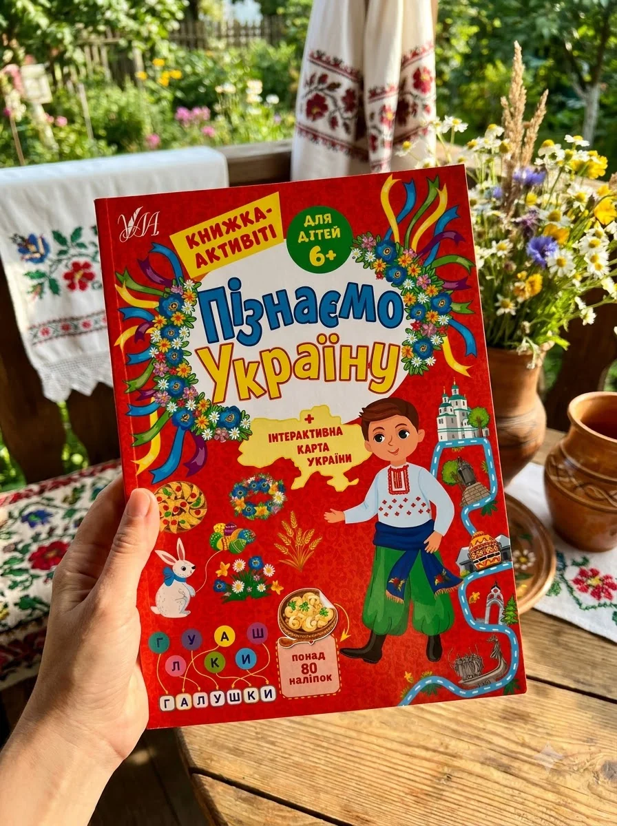 Пізнаємо Україну. Книжка-активіті для дітей 6+ — фото 2