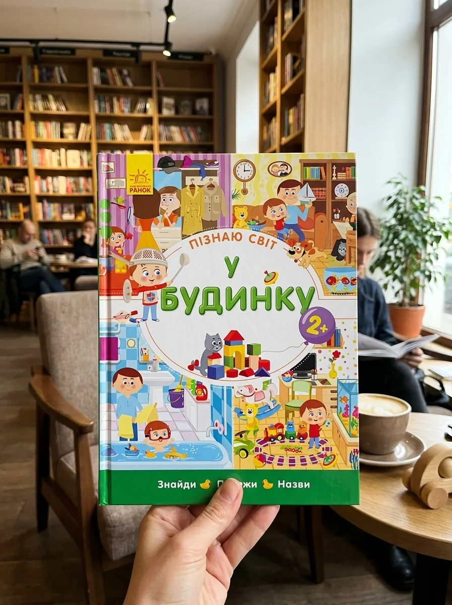 Пізнаю світ. У будинку. Знайди, покажи, назви, обкладинка