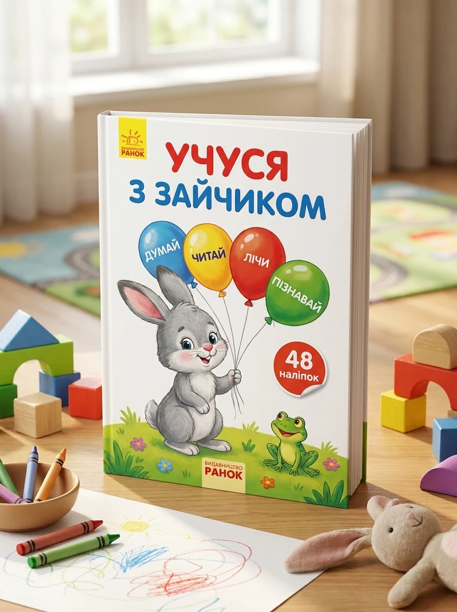 Пізнавайчик. Учуся з зайчиком — Дитяча література