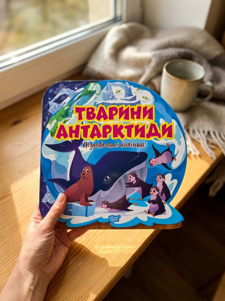 Пізнавальні наліпки. Тварини Антарктиди — Дитяча література