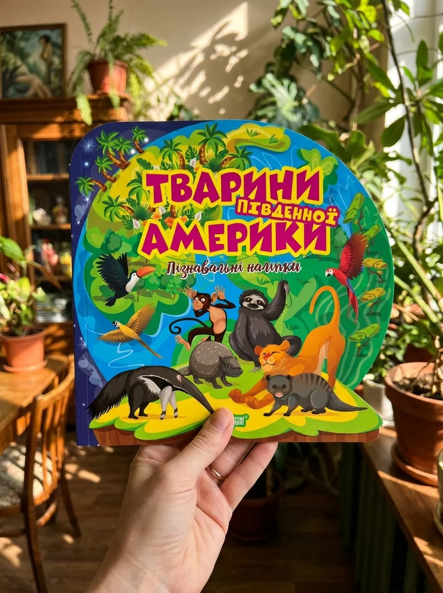 Пізнавальні наліпки. Тварини Південної Америки — Дитяча література