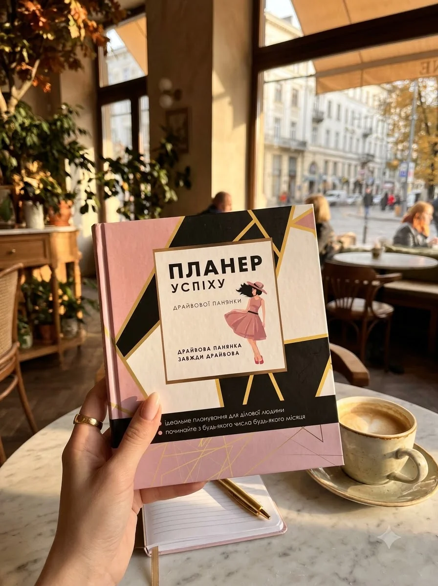 ПЛАНЕР УСПІХУ (Драйвової панянки) — Печорна О., обкладинка