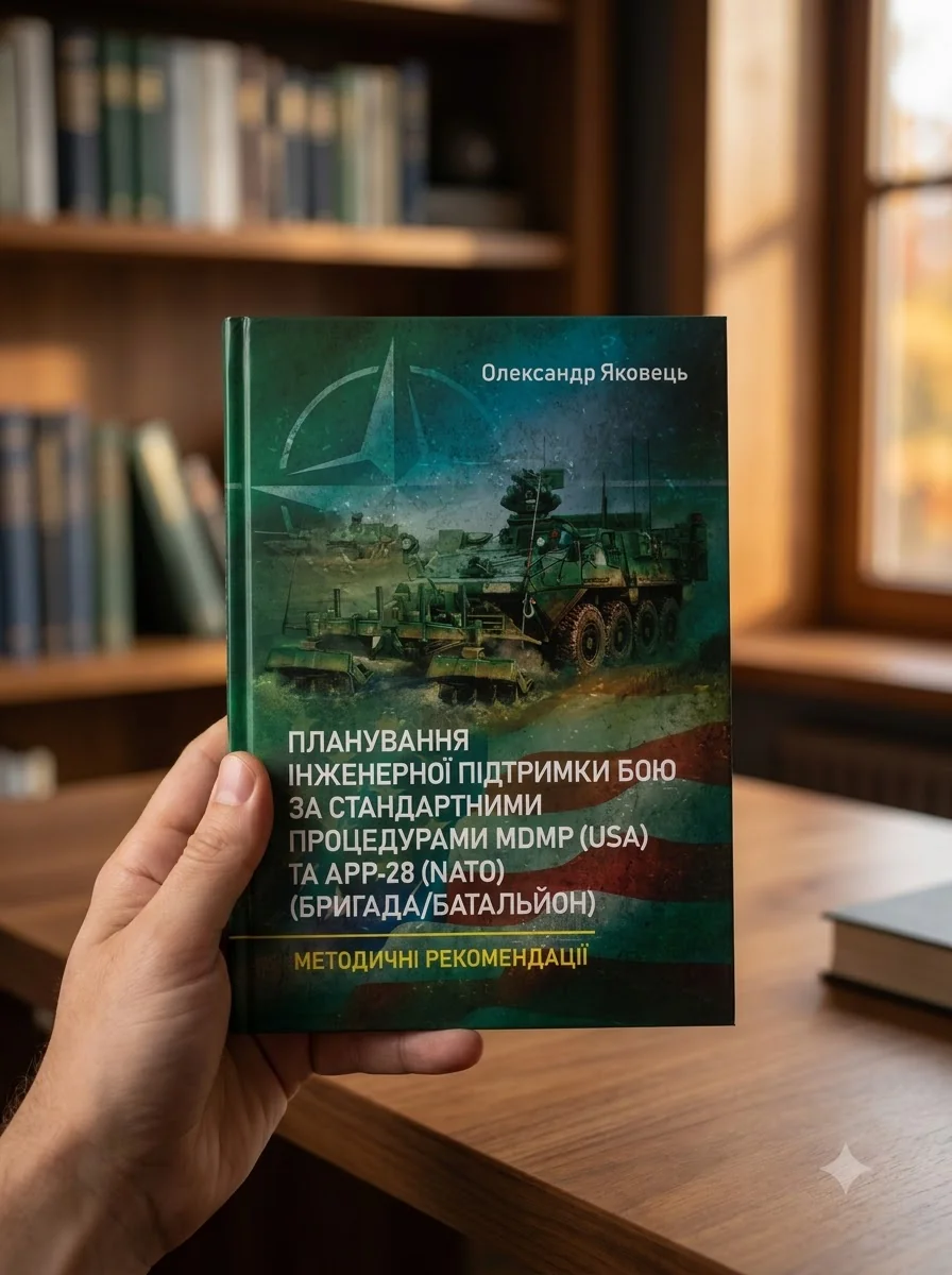 Планування інженерної підтримки бою за стандартними процедурами MDMP(USA) та APP-28 (NATO) (бригада/батальйон) — Історія та публіцистика