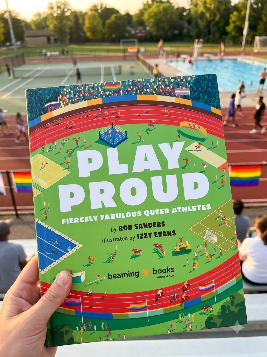 Play Proud. Fiercely Fabulous Queer Athletes — Роб Сандерс, обкладинка