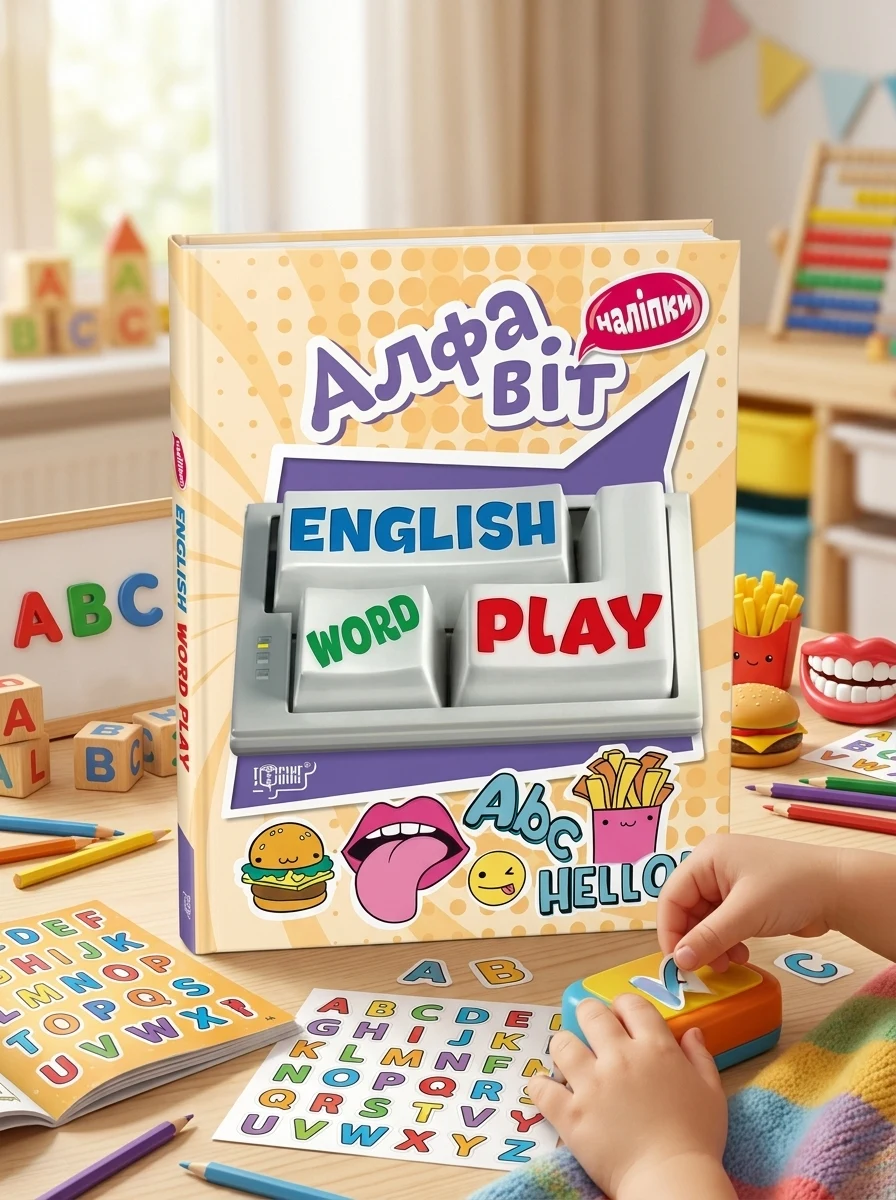 Playing English. Алфавіт (наліпки) — Вивчення мов