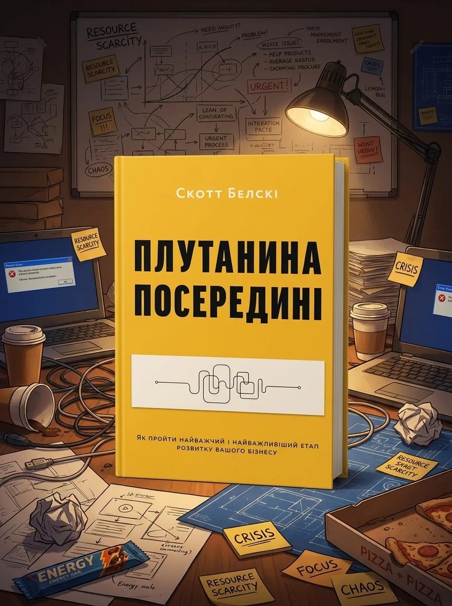 Плутанина посередині. Від стартапу - до успіху,  як не схибити посеред шляху — Бізнес та саморозвиток